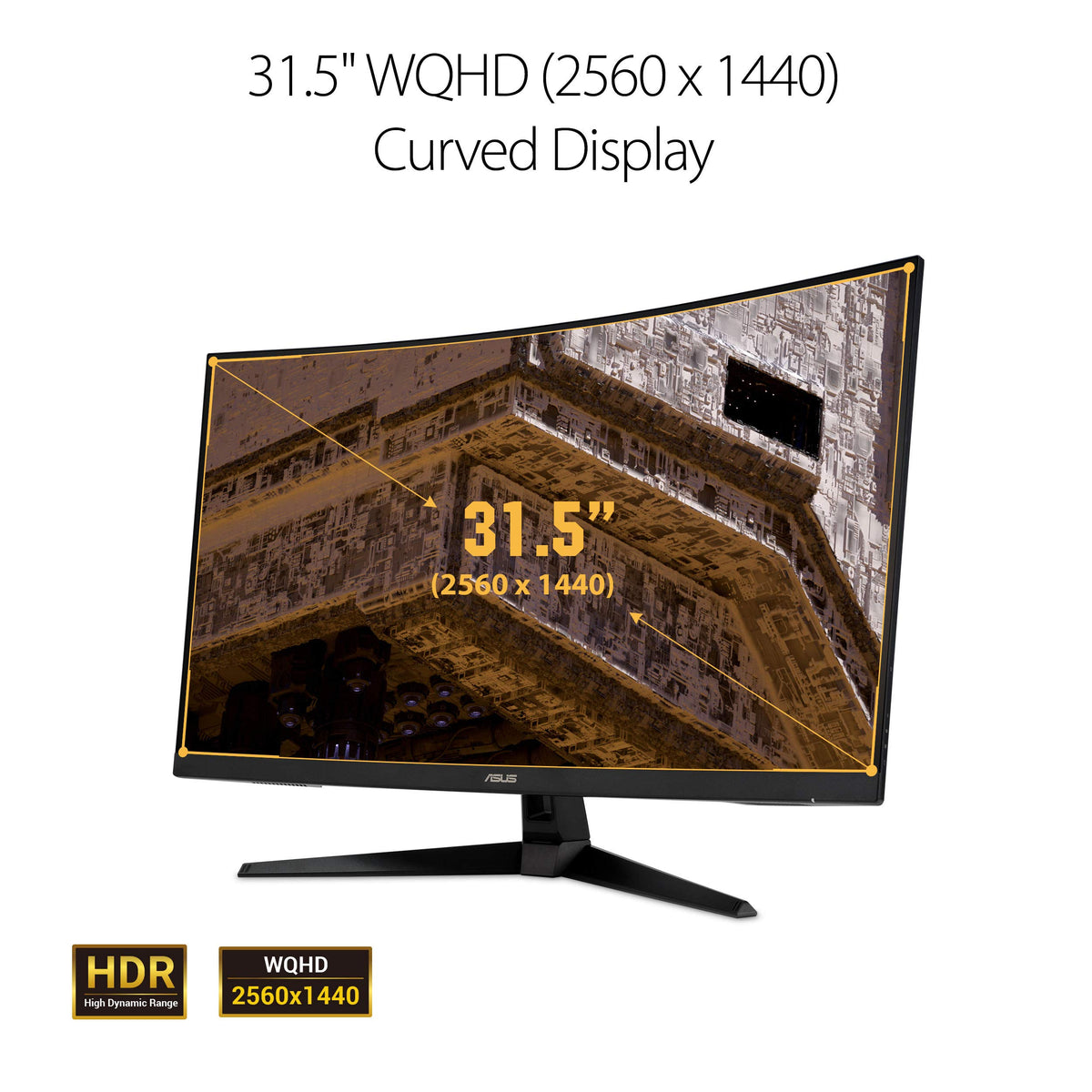 ASUS VG32VQ1B 1ms response with ELMB for reduced ghosting during fast action