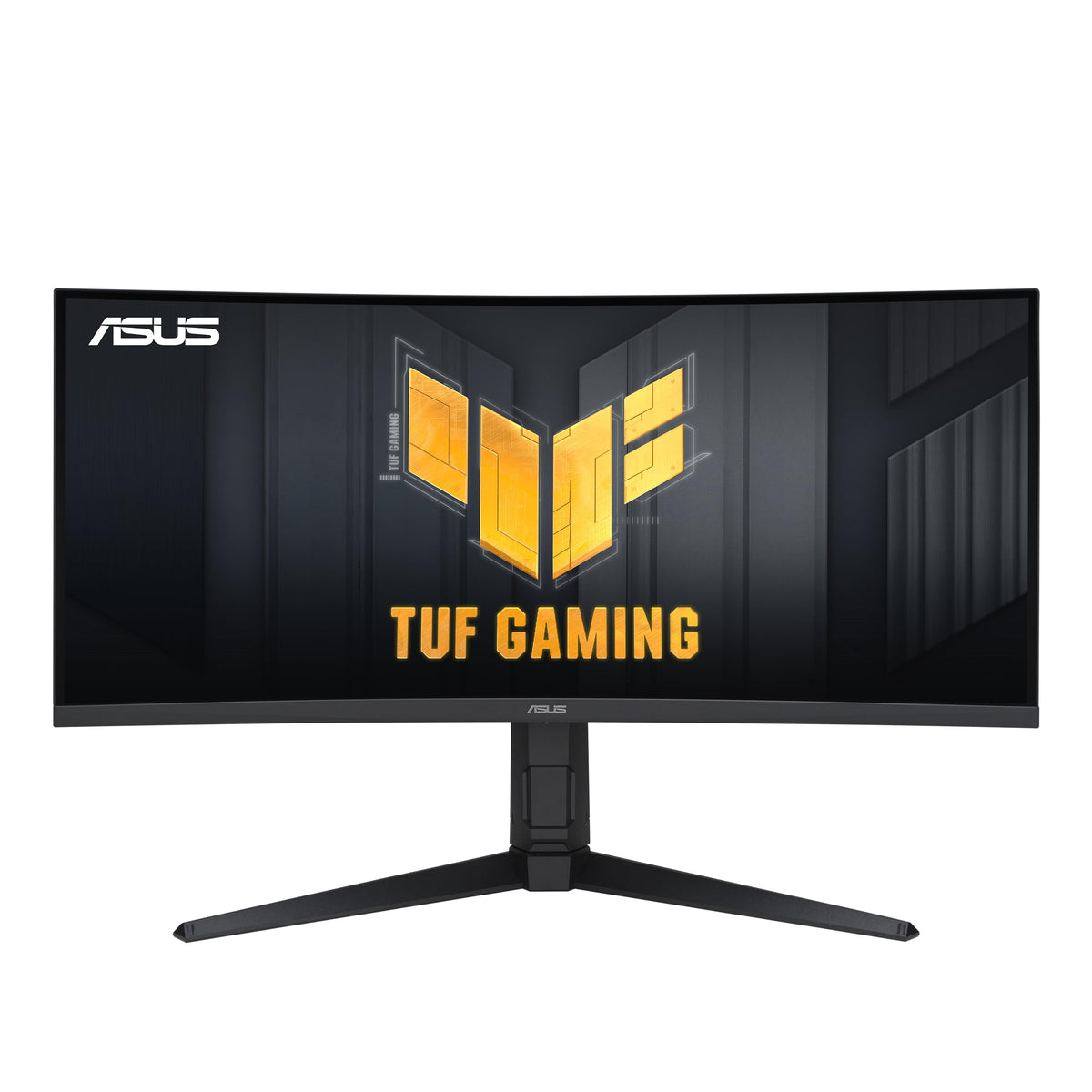 ASUS VG34VQL1B front curved view for immersive gaming.