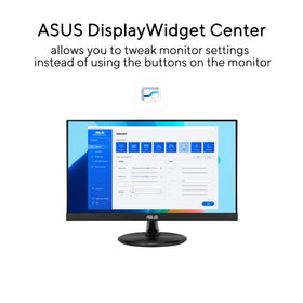 ASUS VP227HF box contents including HDMI cable and quick start guide