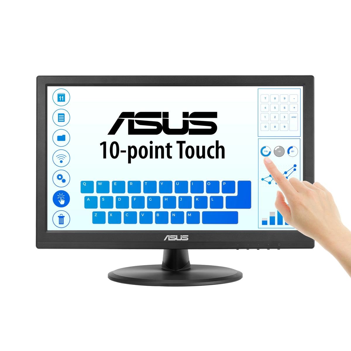 ASUS VT168HR eye care with flicker-free backlight reduces eye strain