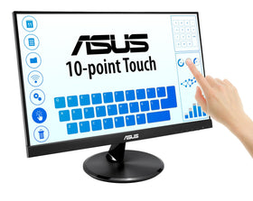 ASUS VT229H compact dimensions suit space-conscious desks.