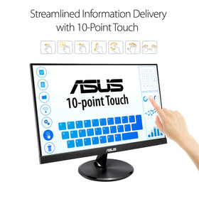 ASUS VT229H IPS panel delivers broad viewing angles with vivid colors.