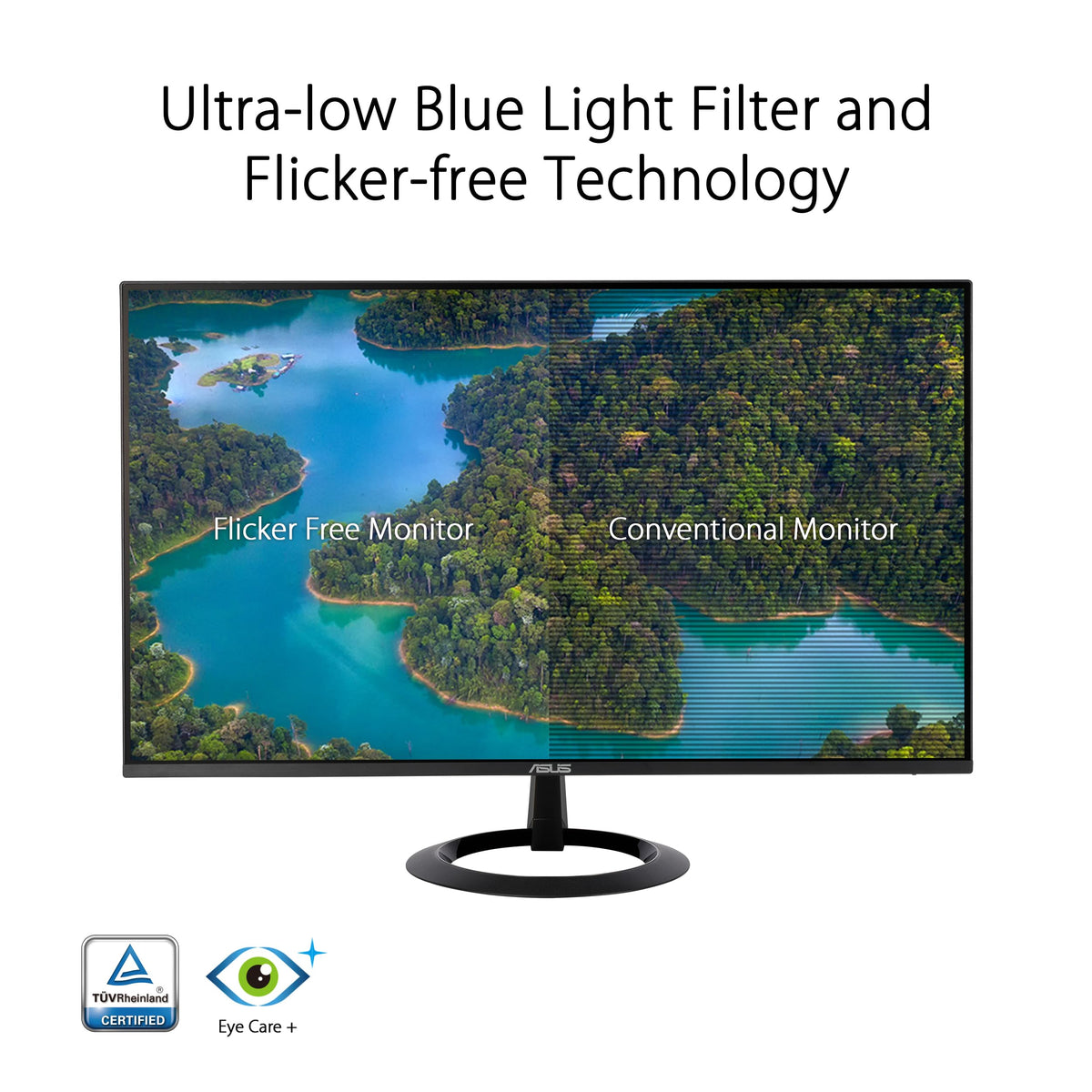 ASUS VZ24EHF Adaptive-Sync reduces tearing during playback
