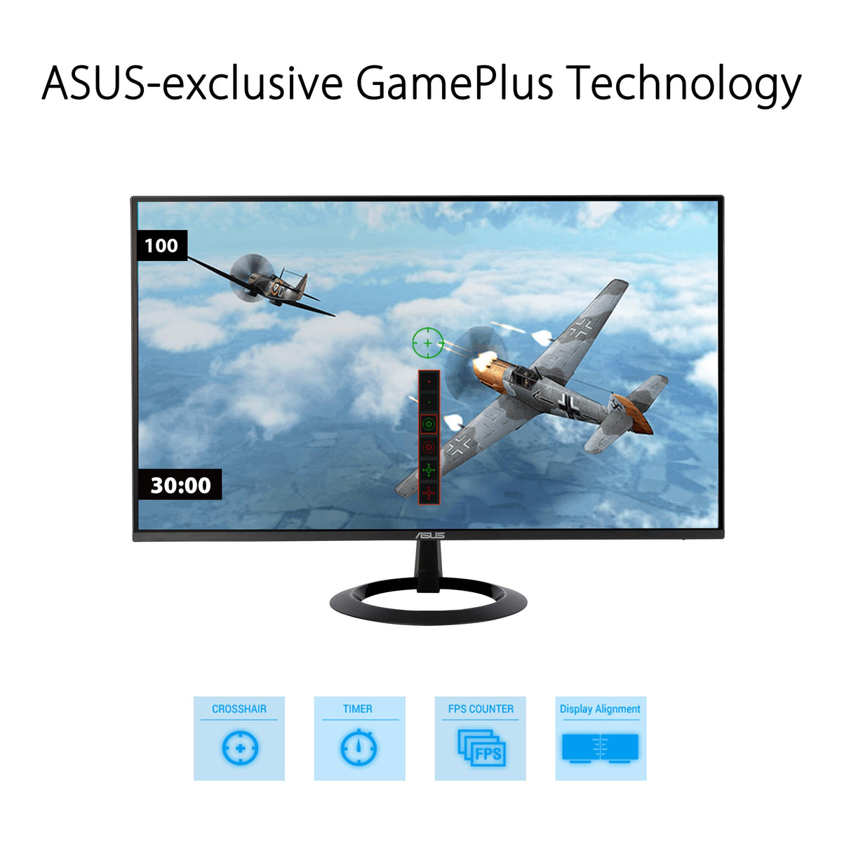 ASUS VZ24EHF TÜV Flicker-free and Low Blue Light for comfort