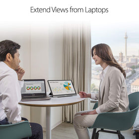 ASUS ZenScreen MB14AC hybrid-signal connection simplifies laptop pairing