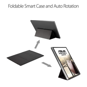 ASUS ZenScreen MB14AC landscape-portrait auto-rotate for flexible layouts