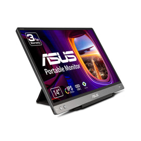 ASUS ZenScreen MB14AC portable setup for travel-ready productivity