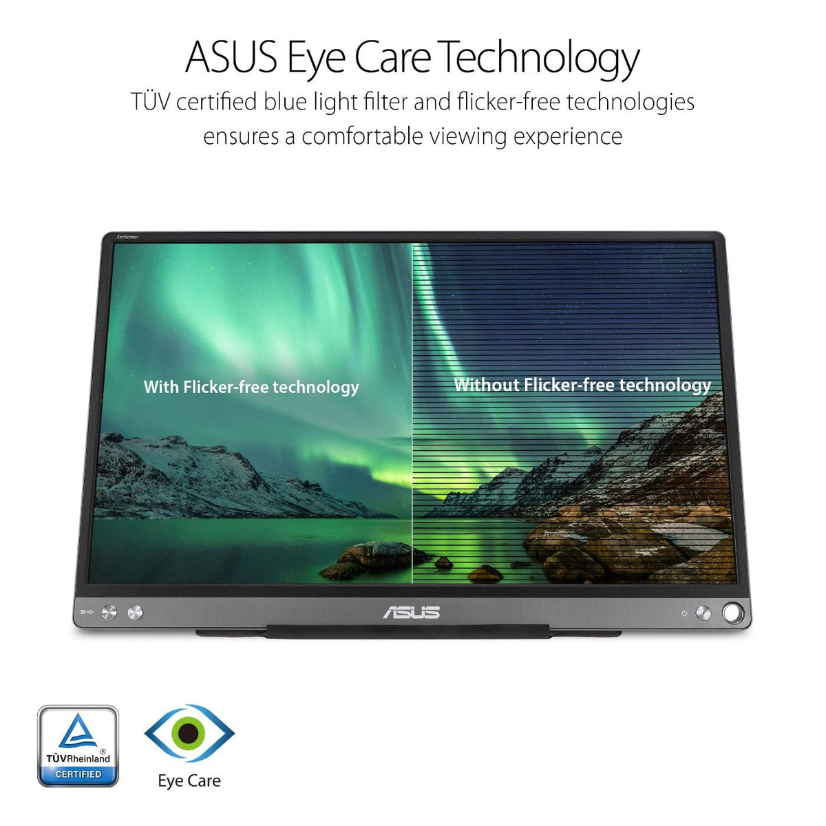 ASUS ZenScreen MB16ACE foldable lite smart case doubles as a stand