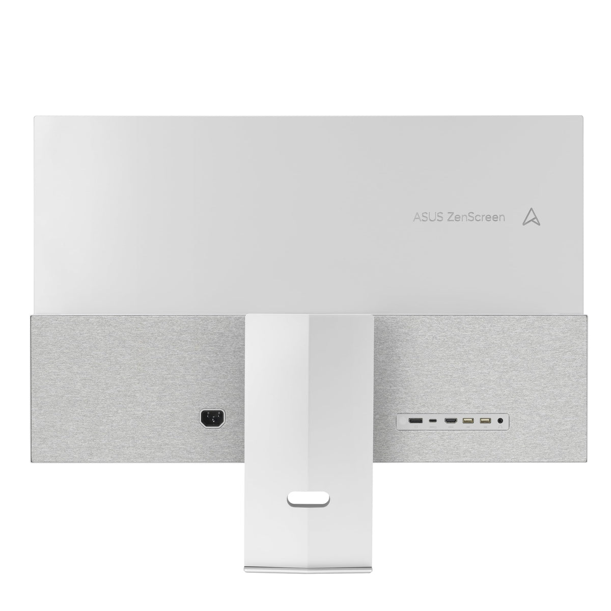 ASUS ZenScreen MS32UC compact, tidy desk-friendly design