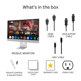 ASUS ZenScreen MS32UC supports multi-platform streaming for creators