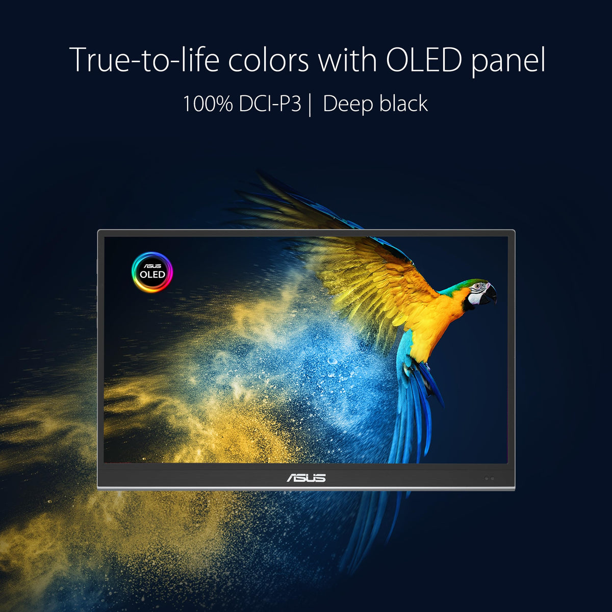 ASUS ZenScreen 360° kickstand for versatile viewing angles