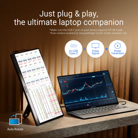 ASUS ZenScreen auto-rotate display switches orientation for multitasking