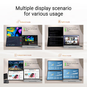 ASUS ZenScreen Duo OLED DisplayHDR True Black delivers deep contrast