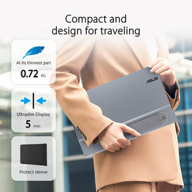 ASUS ZenScreen embedded tripod socket for versatile mounting