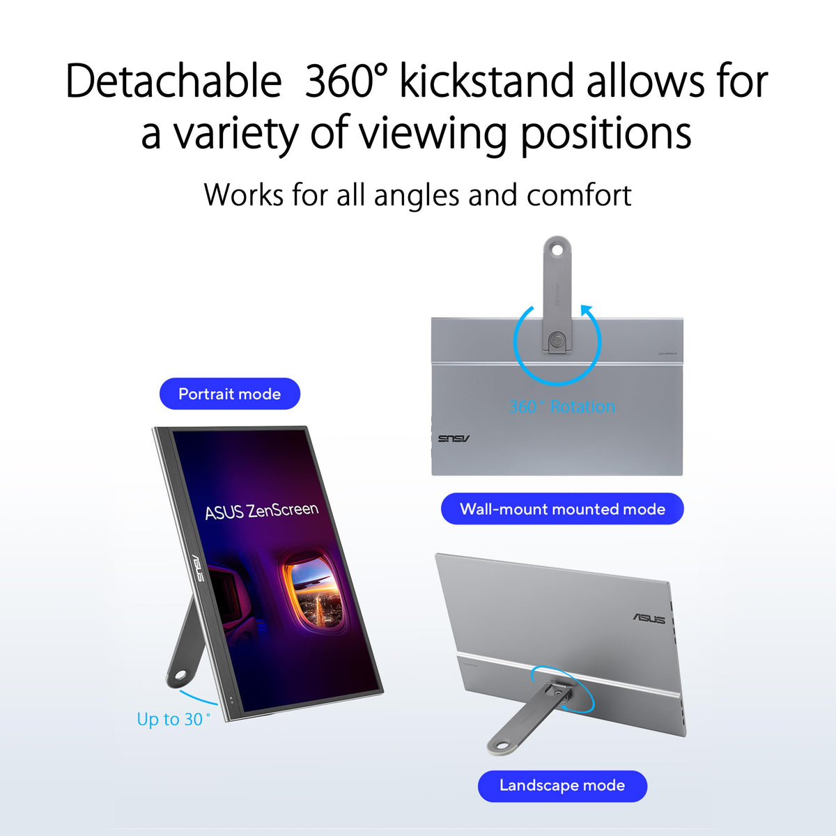 ASUS ZenScreen HDR display with deep blacks and bright highlights for review tasks