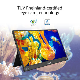 ASUS ZenScreen MB16AHV antibacterial surface keeps shared spaces cleaner.