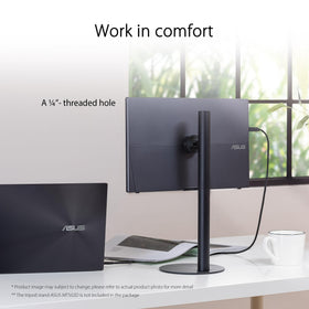 ASUS ZenScreen MB16AHV dual-ports connectivity with one cable setup.