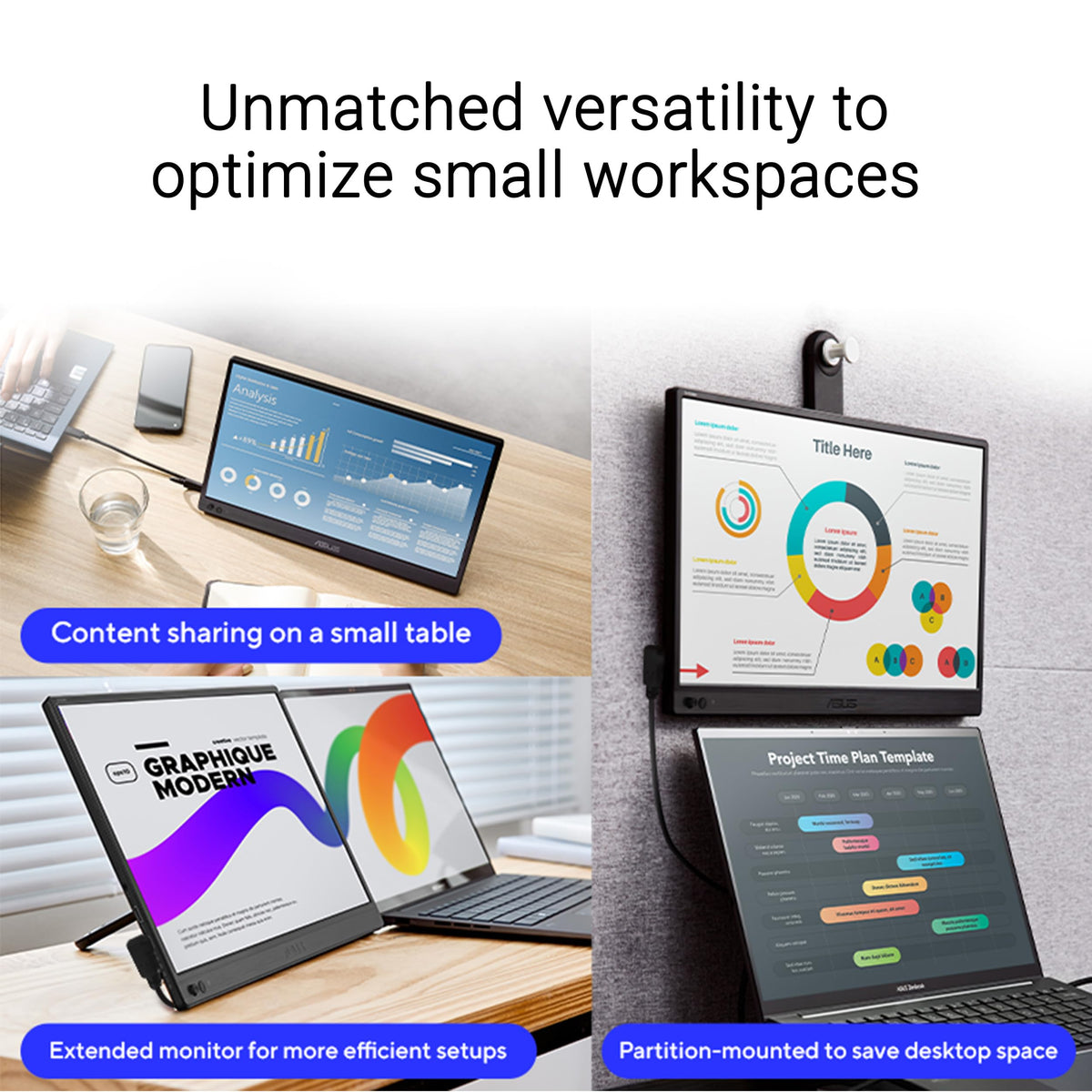 ASUS ZenScreen TÜV-certified eye-care reduces eye strain