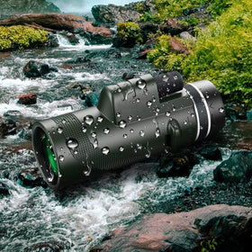 ASxmhGo monocular compact, lightweight, ideal for hiking and travel.