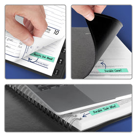 AT-A-GLANCE ink-bleed-resistant paper keeps schedules neat during daily use.