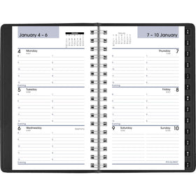 AT-A-GLANCE three-year calendar and reference pages simplify future planning.