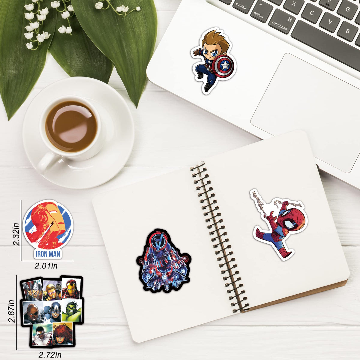Ataqus comic legends decals featuring bold superhero motifs
