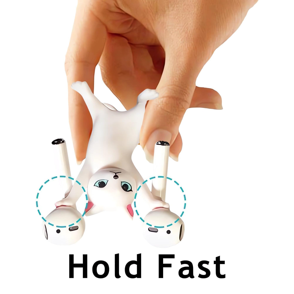 ATHAND cat pen holder keeps pens neatly in reach with a fun desk accent.