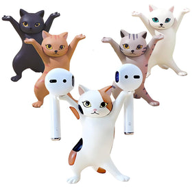 ATHAND dancing cat airpods holder adds playful organization to your workspace.