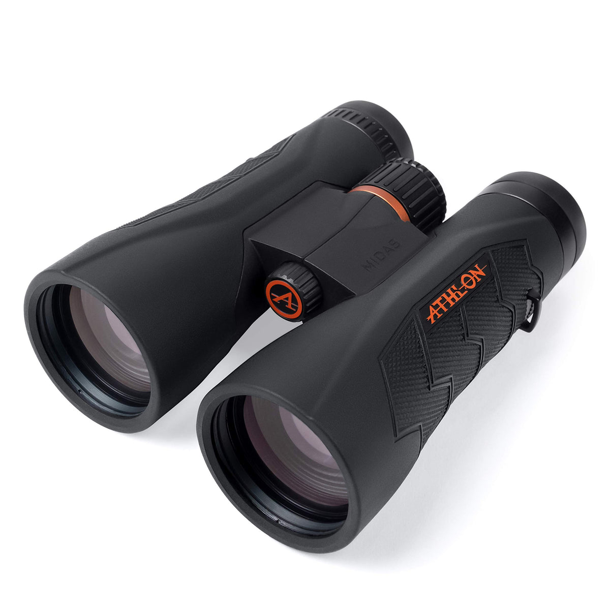 Athlon Optics Midas G2 UHD close-up lens highlighting bright light transmission.