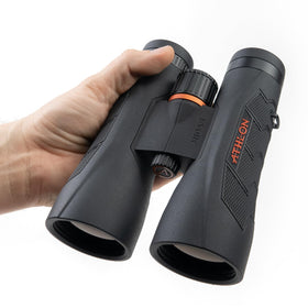 Athlon Optics Midas G2 UHD with long eye relief suitable for eyeglass wearers.