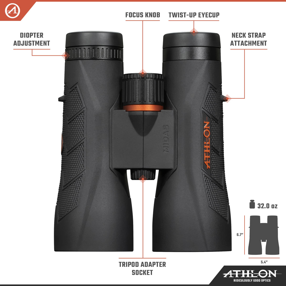 Athlon Optics Midas G2 UHD in hunting field use under varied light.