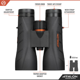 Athlon Optics Midas G2 UHD in hunting field use under varied light.