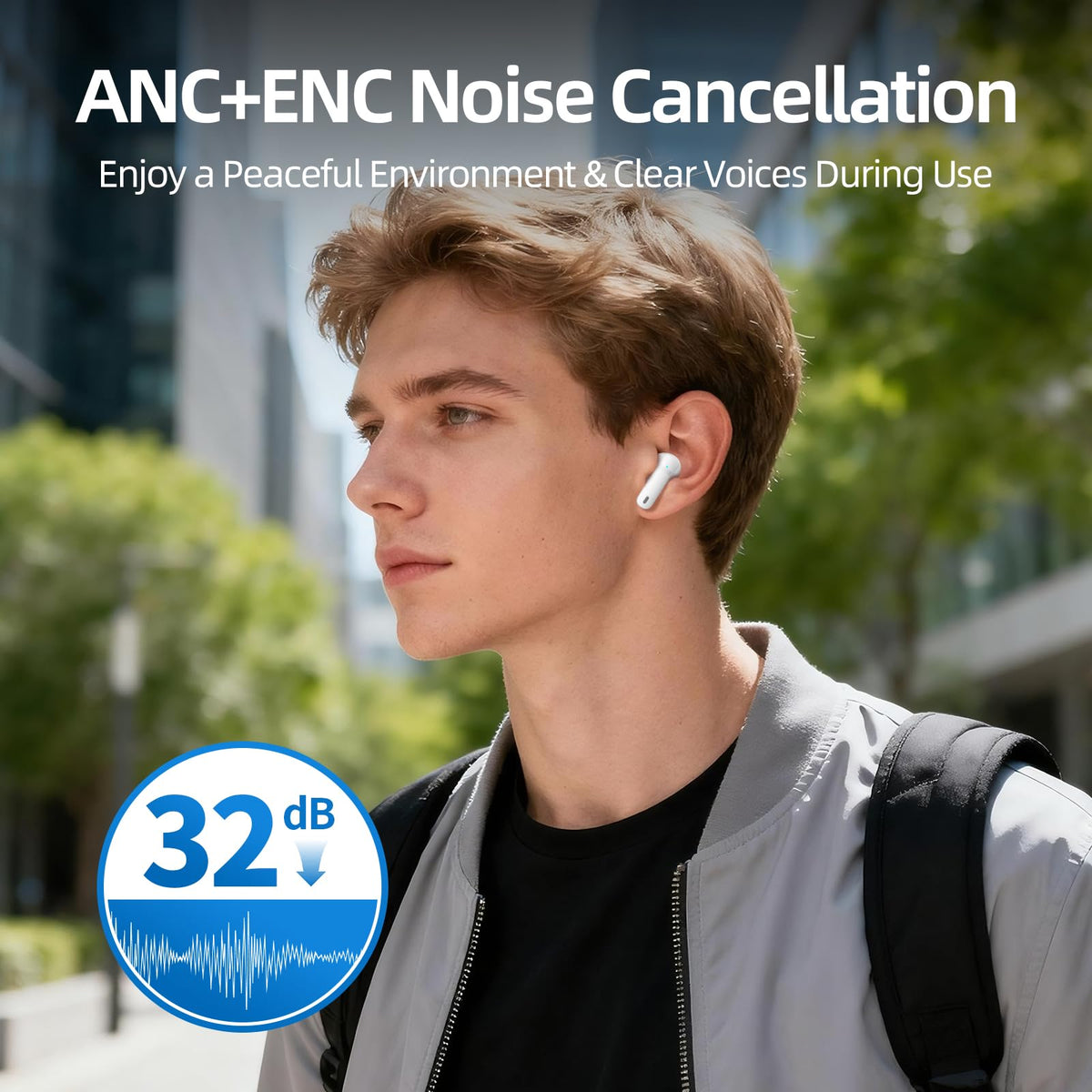 ATHONGL W11 earbuds with touch controls for music and calls