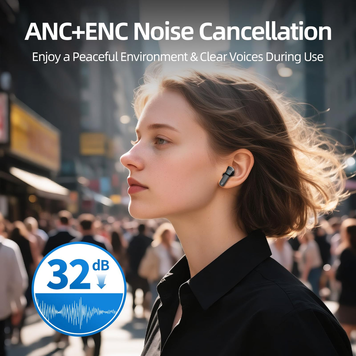 Athongl wireless earbuds immersive sound delivering deep bass and clear highs.