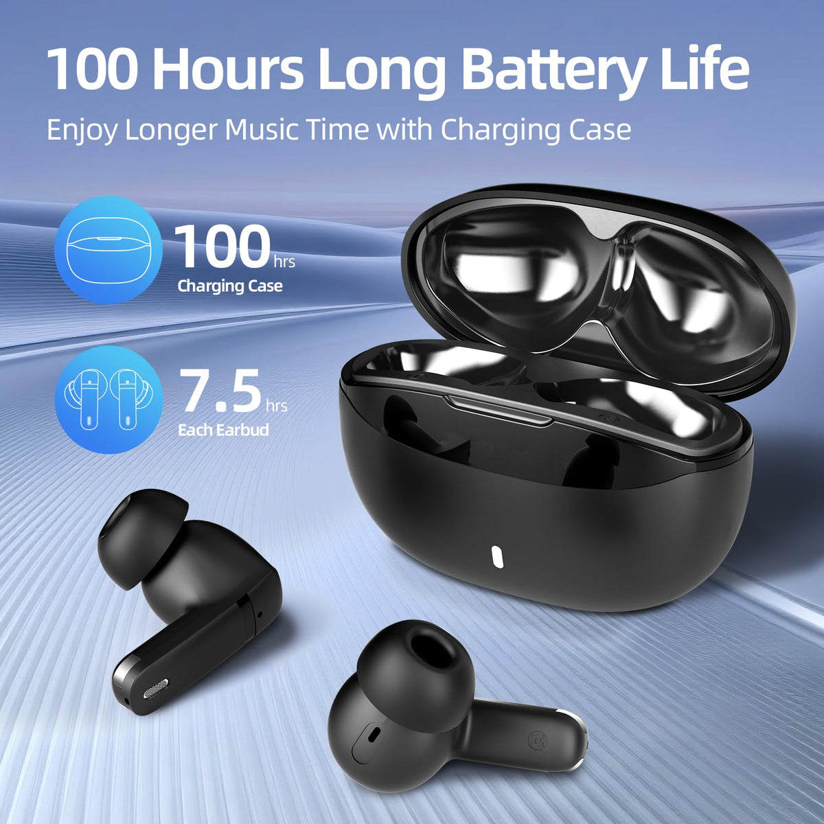 Athongl wireless earbuds in-ear fit for secure, comfortable workouts.
