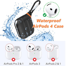 ATIMIRA AirPods 4 waterproof case provides IP67 protection against splashes.