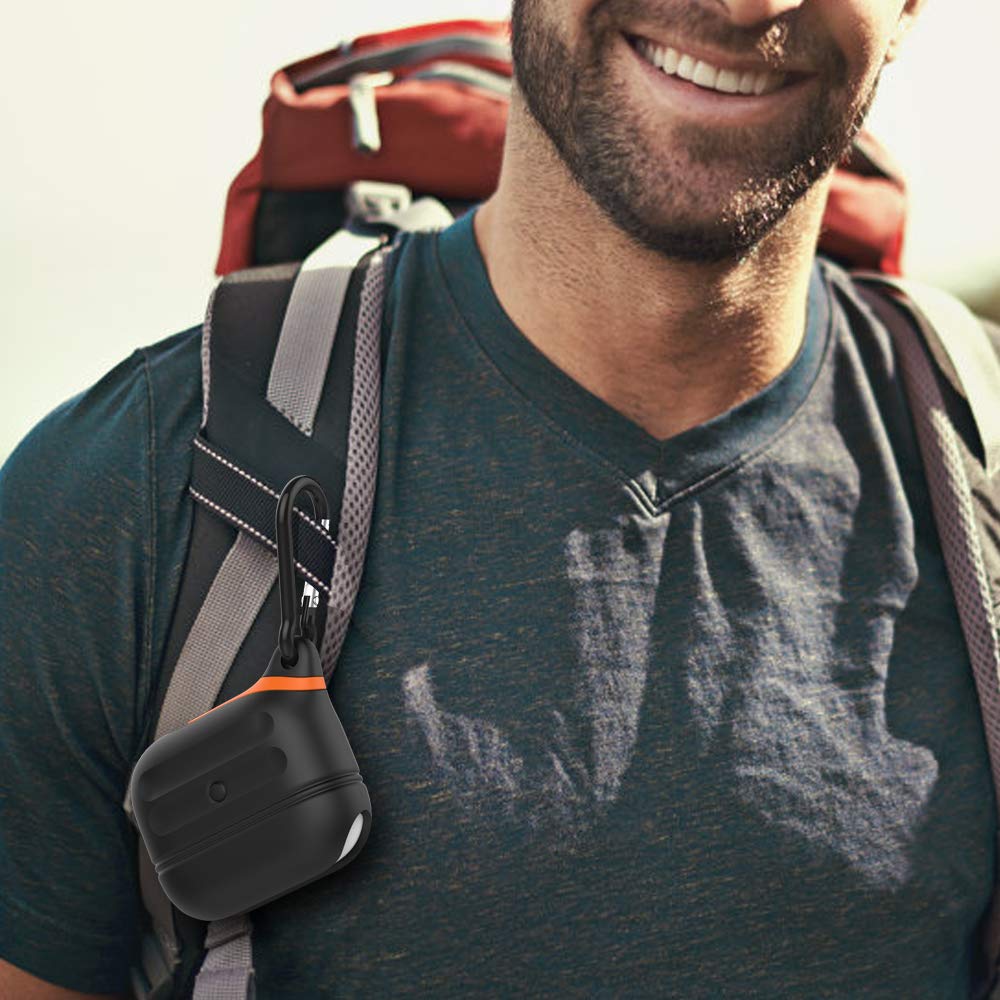 ATIMIRA AirPods Pro 2 case in black provides sleek discreet protection for daily use