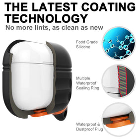ATIMIRA AirPods Pro 2 case supports USB-C and wireless charging without removing the shell