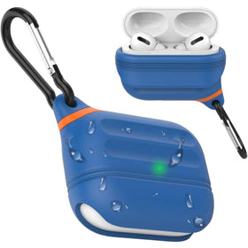 ATIMIRA AirPods Pro 2 case waterproof cover blue, guarding against water and dust.