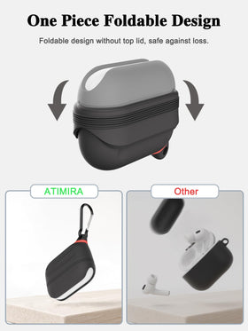 ATIMIRA charging port cover demonstrating waterproof seal and access