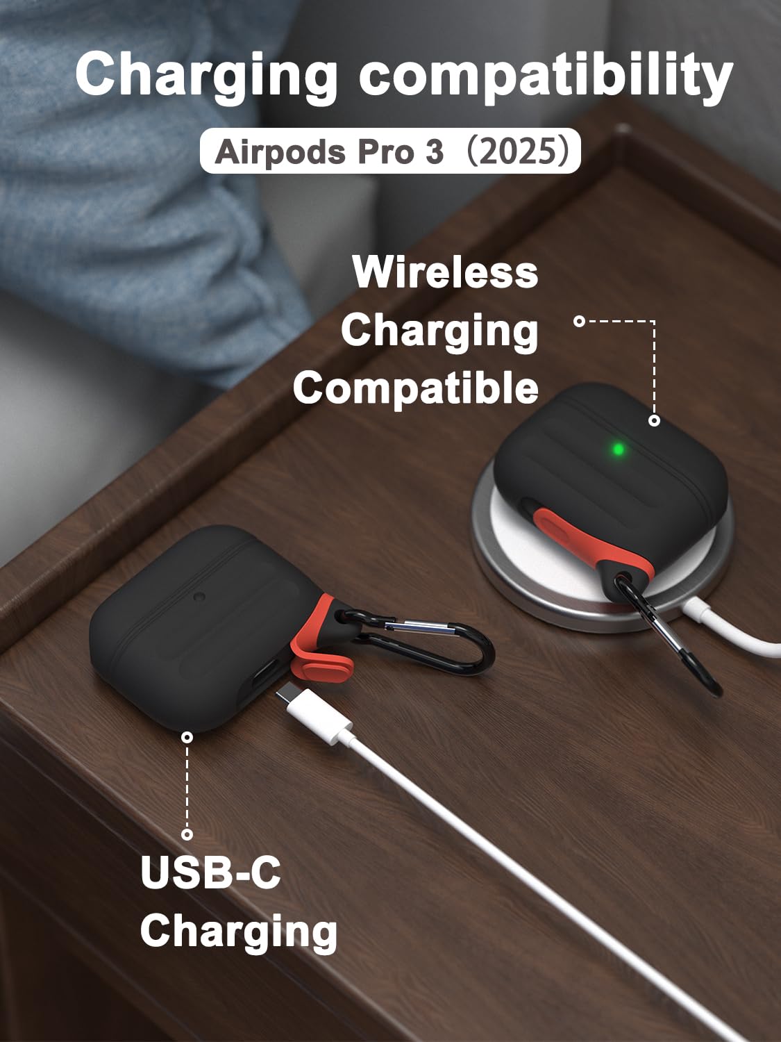 ATIMIRA next to keys showing compact size and portability benefit