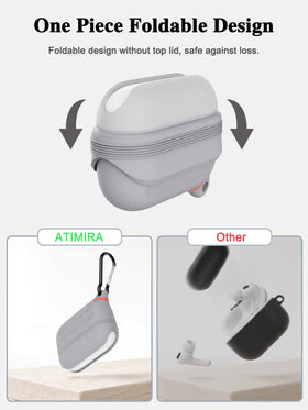 ATIMIRA attached carabiner on backpack showing secure carry benefit
