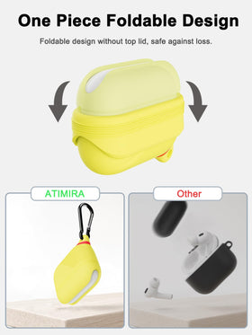 ATIMIRA charging port detail with waterproof lip protecting against moisture