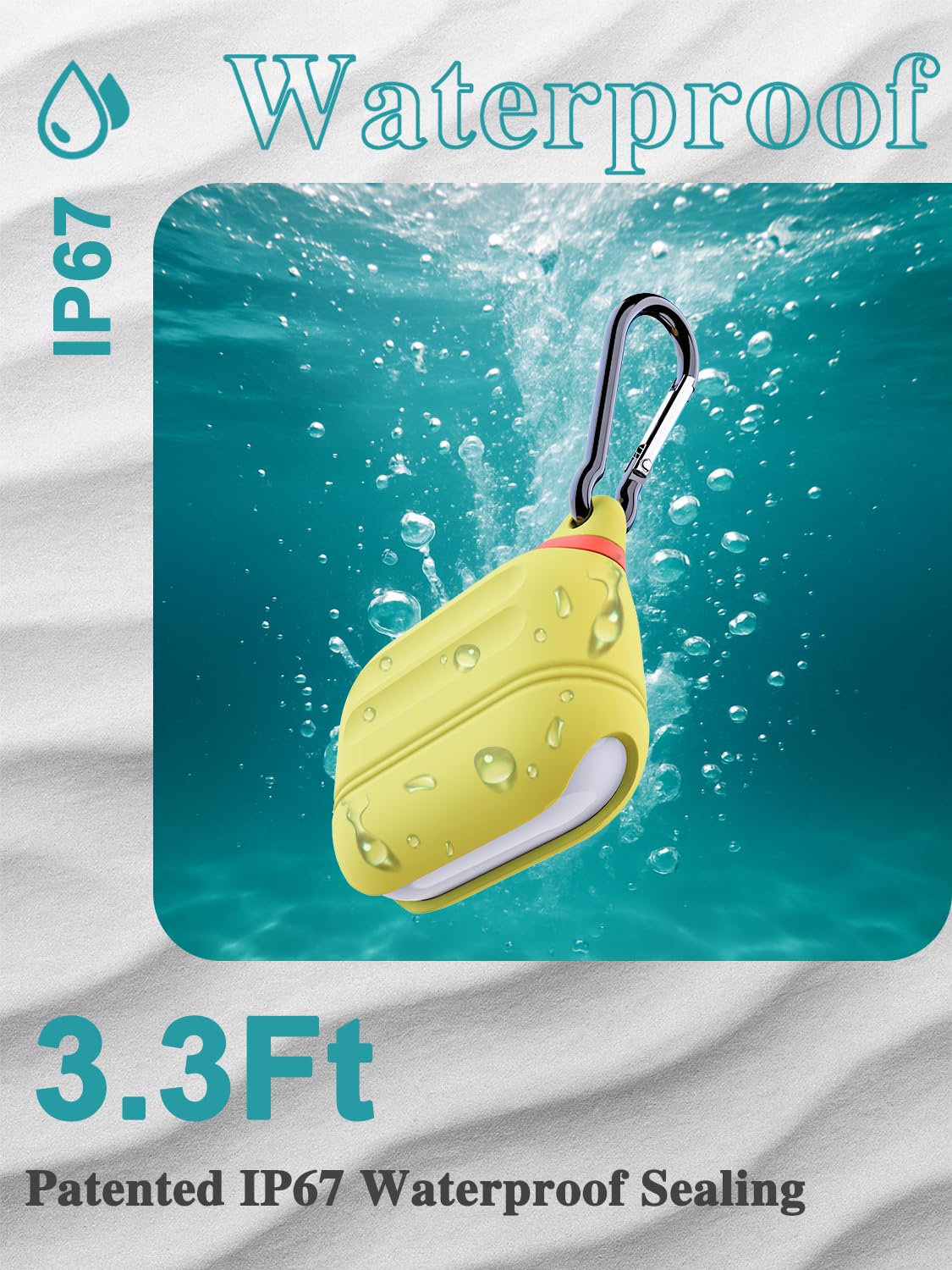 ATIMIRA beside coin showing compact scale for pocketable convenience benefit