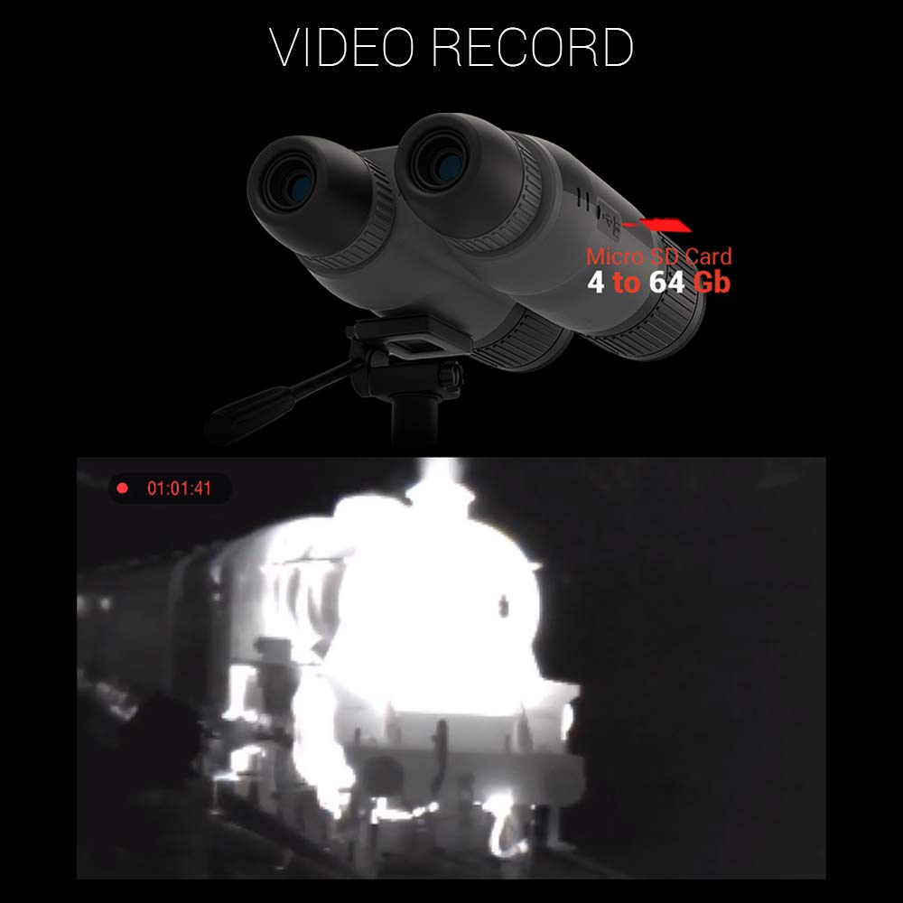 ATN BINOX 4T video record button for capturing field observations.
