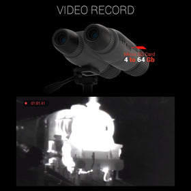 ATN BINOX 4T video record button for capturing field observations.