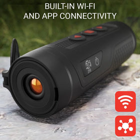 ATN BlazeSeeker-207 range indicator illustrates detection up to 345 meters.