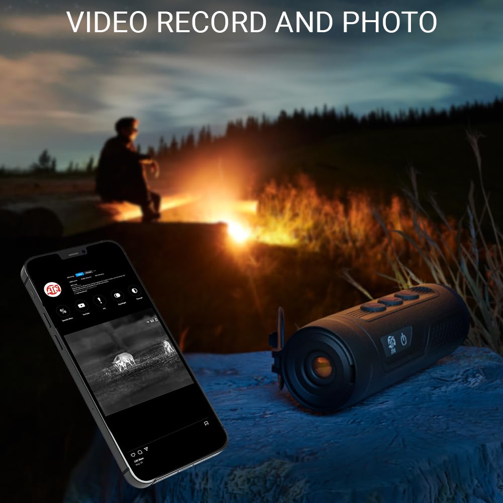 ATN BlazeSeeker-210 color palettes allow tailored thermal visualization.