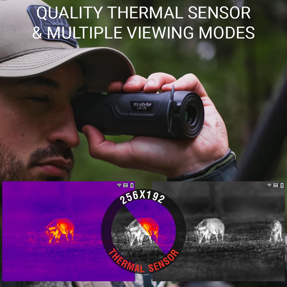 ATN BlazeSeeker-210 display screen for quick in-field thermal viewing.