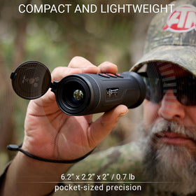 ATN BlazeTrek-619 detects heat up to 990 meters for long-range awareness.